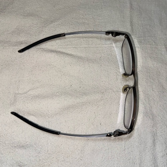 Oakley Men’s Glasses Frames, Case & Bag/Round/OX5122/Satin Pewter/Ear Socks/EUC - Picture 5 of 13